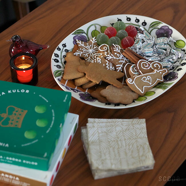 アラビア / パラティッシ サービングプラター36cm パープル [ Arabia Paratiisi ]