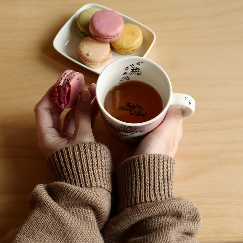 アラビア ムーミン マグ LOVE（ピンク）