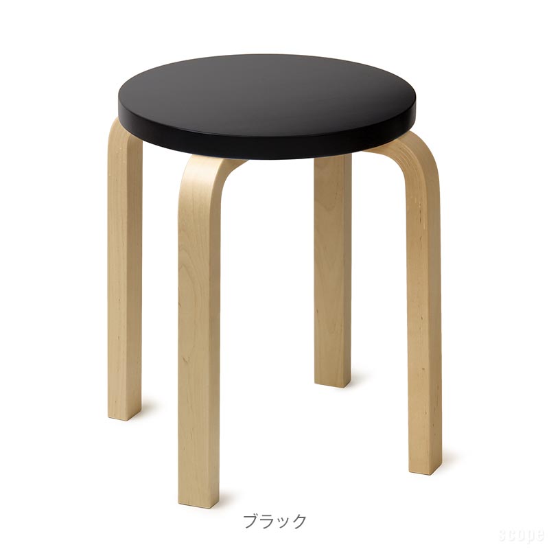 【1点購入につきアルテックノベルティプレゼント！】アルテック / スツール E60 4本脚 ラッカー [Artek / Stool 60]