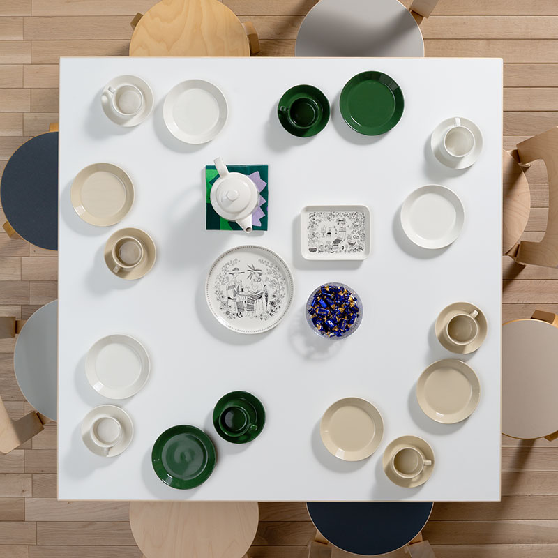 乐天商城 - 【1点購入につきアルテックノベルティプレゼント！】アルテック / 84 テーブル 120×120cm Table 120×120cm ホワイトラミネート
