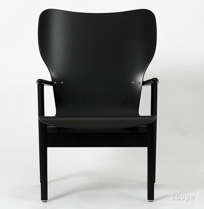 scope version.Rの【1点購入につきアルテックノベルティプレゼント！】【0002】アルテック / ドムス ラウンジチェア ブラック [Artek / Domus Lounge Chair](チェア・椅子)