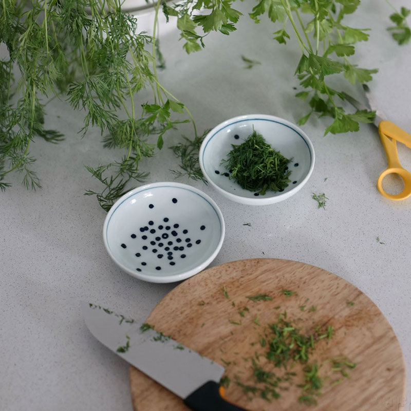 【15,000円購入につき東屋ノベルティ対象商品】【スコープ特注】東屋 / 三寸皿 雪 2枚組