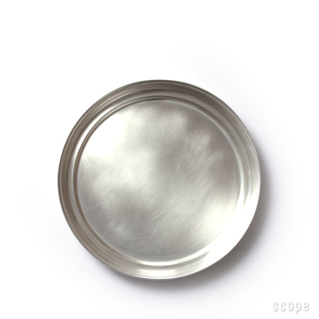 東屋 / お盆 小 真鍮銀めっき