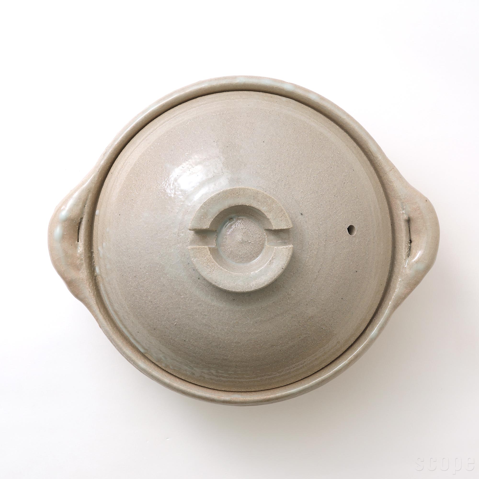 【0090】東屋 / 伊賀 布袋鍋 大 石灰