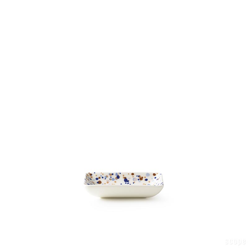 イッタラ / オイバ トイッカ コレクション ヘレ A7 プレート 7x10cm ブルーブラウン [iittala Oiva Toikka Collection Helle]