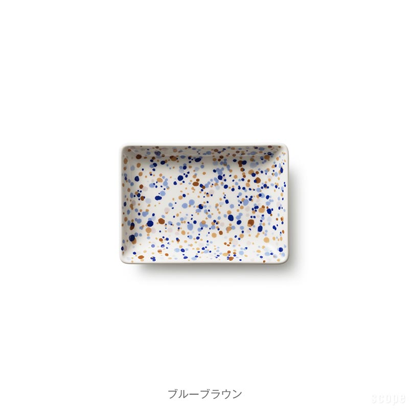 イッタラ / オイバ トイッカ コレクション ヘレ A6 プレート 10x15cm ブルーブラウン [iittala Oiva Toikka Collection Helle]のサムネイル