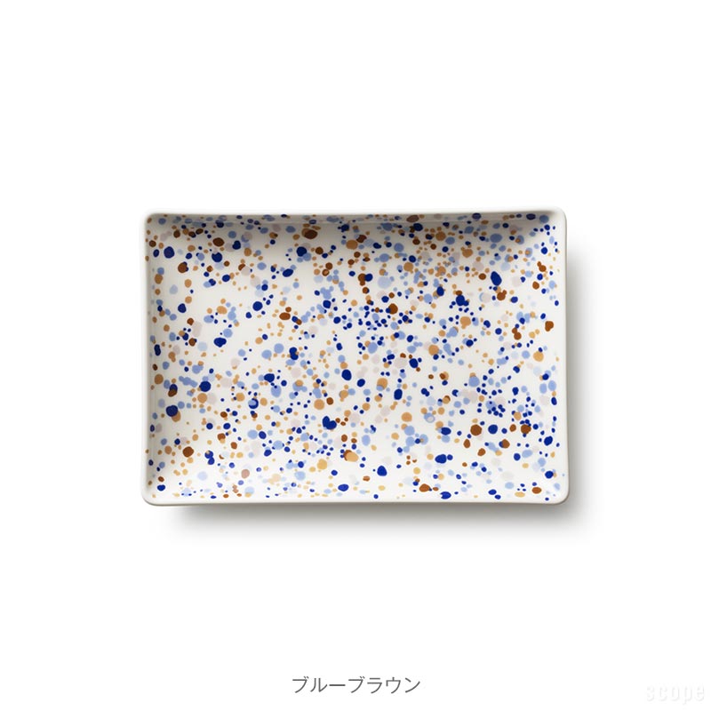 イッタラ / オイバ トイッカ コレクション ヘレ A5 プレート 15x21cm ブルーブラウン [iittala Oiva Toikka Collection Helle]