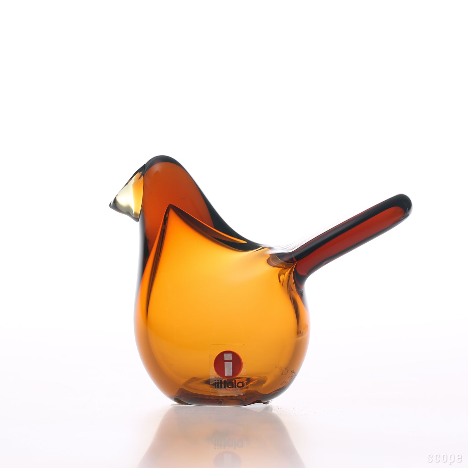 【0119】イッタラ / バード バイ オイバ トイッカ Sieppo コッパー×レモン [iittala / Birds by Oiva Toikka]