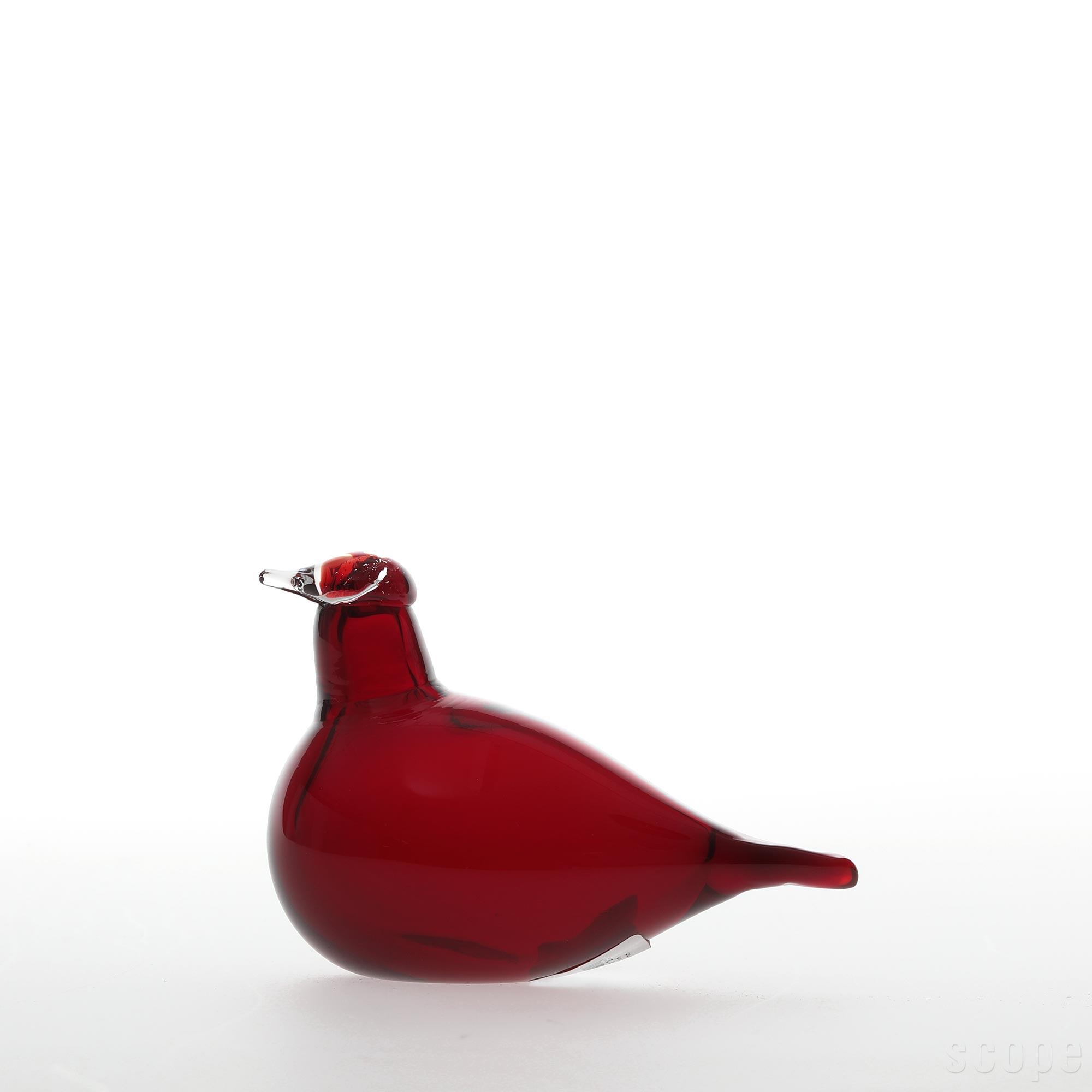 【1476】イッタラ / バード バイ オイバ トイッカ Little Tern クランベリー [iittala / Birds by Oiva Toikka]