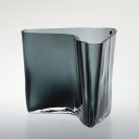 【1月11日～1月15日までに発送】【No.1921】イッタラ / アアルト ベース175x140mm ダークグレー [iittala / Alvar Aalto Vase]