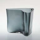 【1月11日～1月15日までに発送】【No.1922】イッタラ / アアルト ベース175x140mm ダークグレー [iittala / Alvar Aalto Vase]