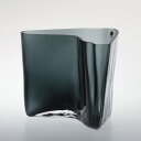 【5月7日以降5月9日までに発送】【No.1925】イッタラ / アアルト ベース175x140mm ダークグレー [iittala / Alvar Aalto Vase]