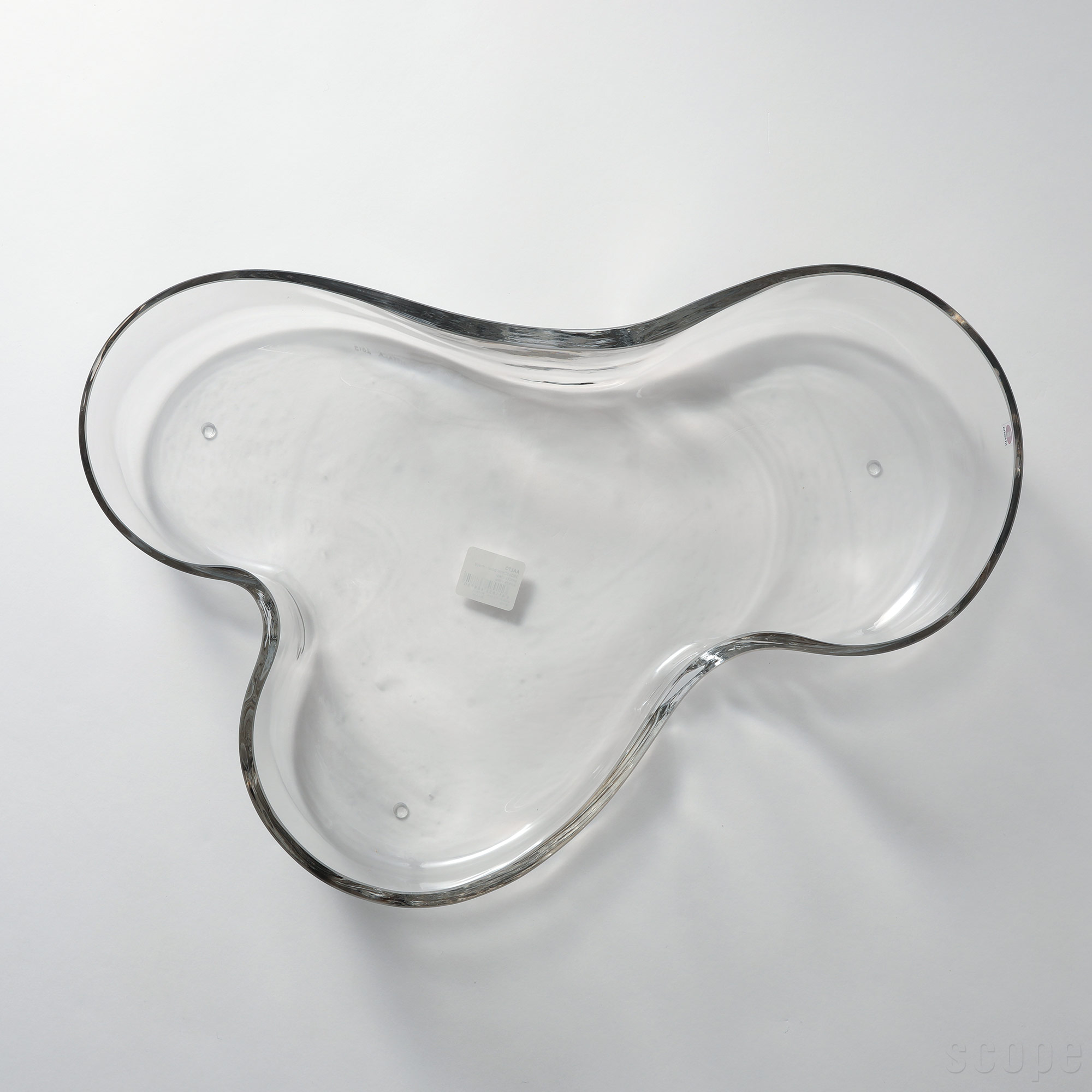 【0004】イッタラ / アアルト ボウル 380×80mm スモーキークリア [iittala / Aalto bowl]