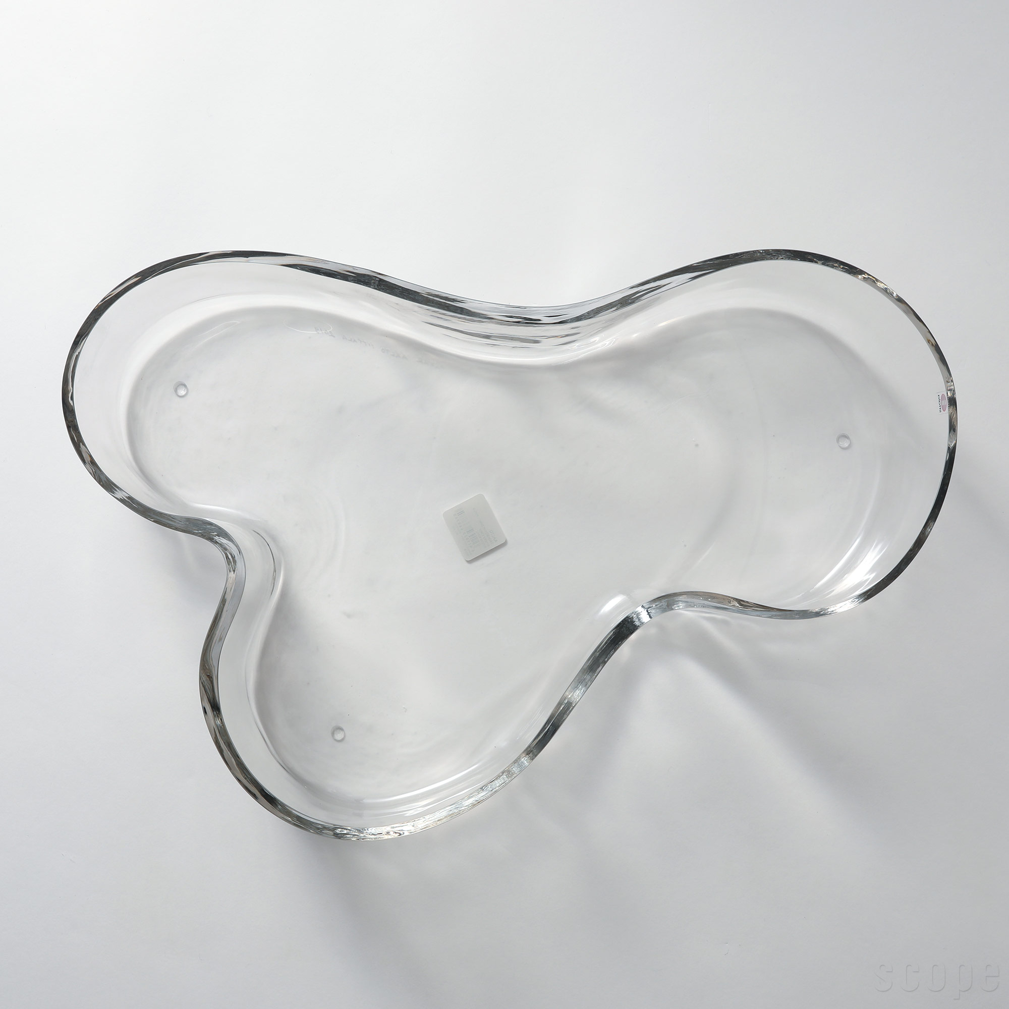 【0038】イッタラ / アアルト ボウル 380×80mm スモーキークリア [iittala / Aalto bowl]