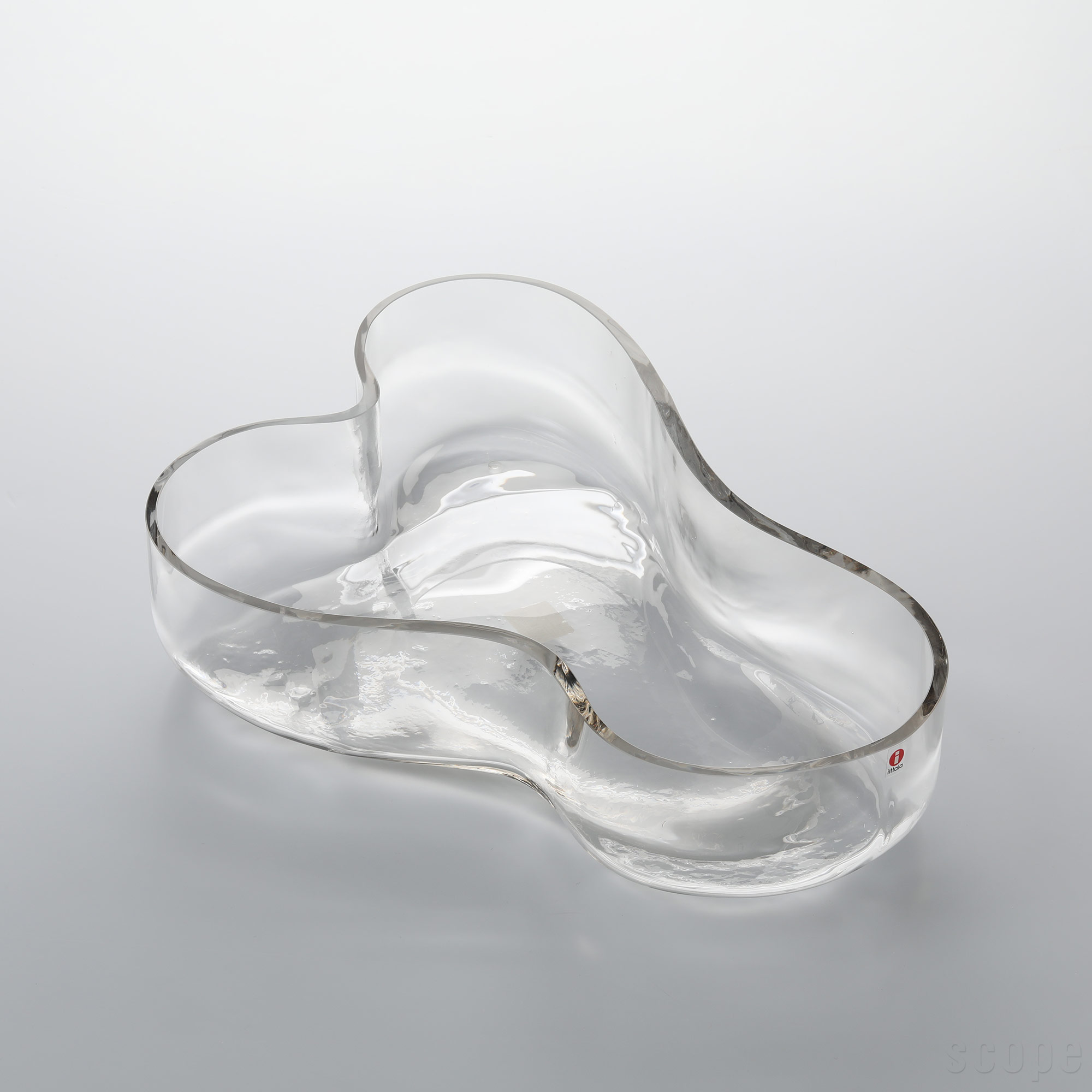 【0026】イッタラ / アアルト ボウル 380×80mm スモーキークリア [ Iittala Aalto bowl ] [3]