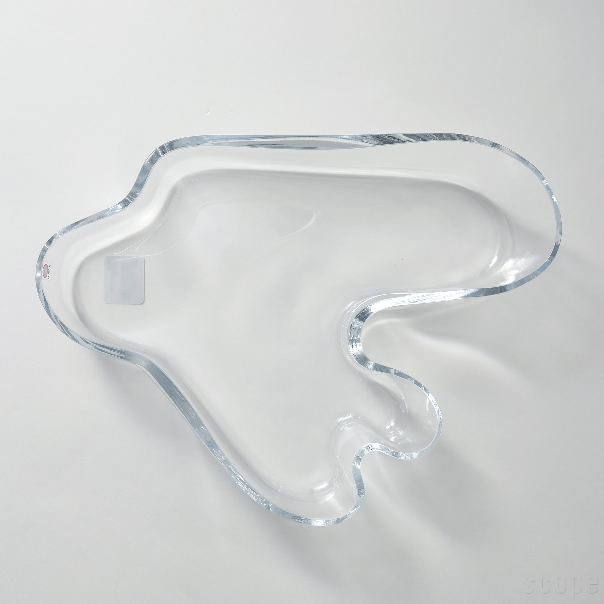 【0038】アアルト ボウル 262x50mm クリア[iittala / Alvar Aalto Collection](3)