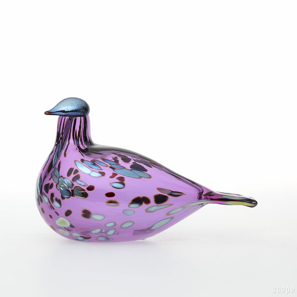 イッタラ バードのオブジェ 【0729】イッタラ / バード バイ オイバ トイッカ Amethyst bird [iittala / Birds by Oiva Toikka]