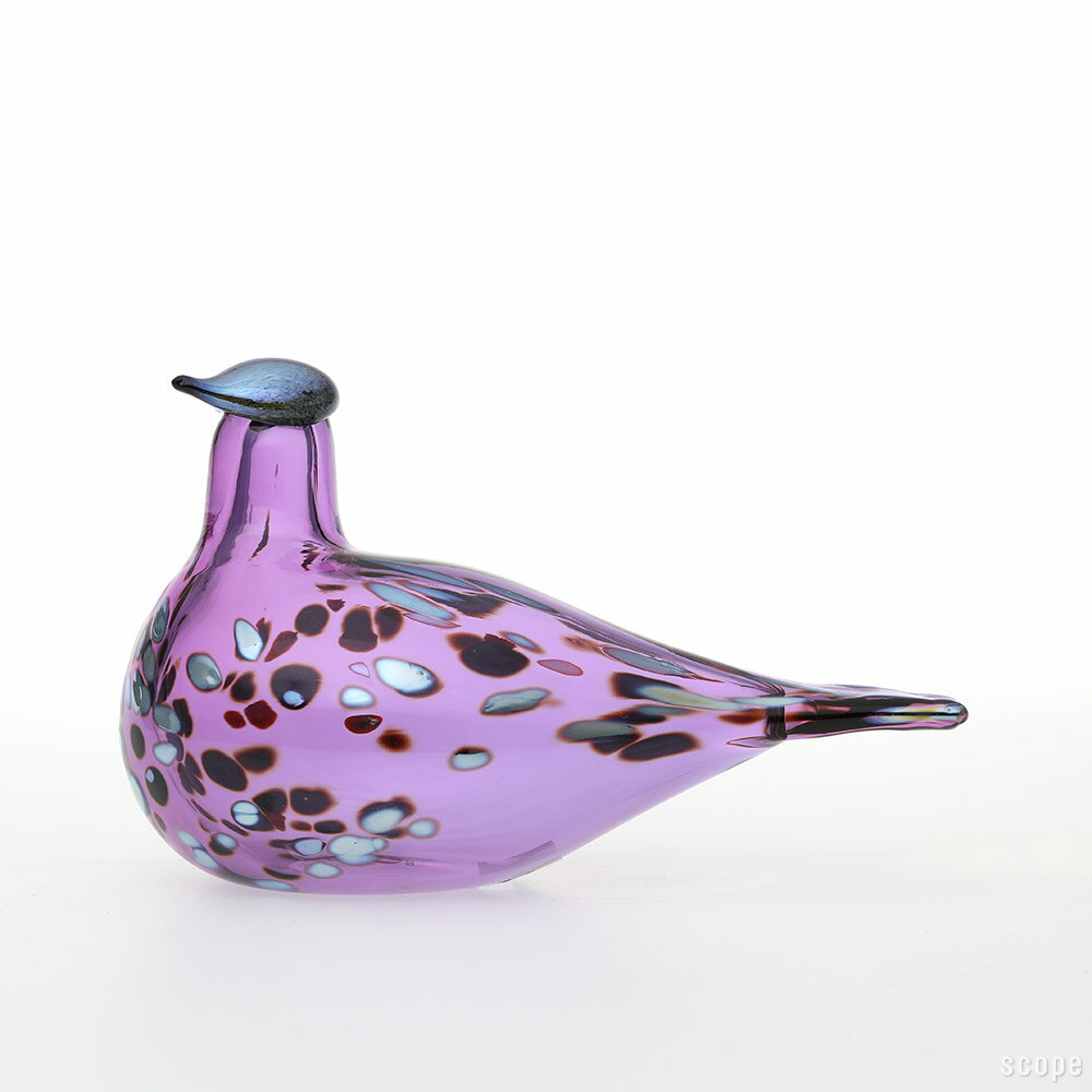 イッタラ バードのオブジェ 【0766】イッタラ / バード バイ オイバ トイッカ Amethyst bird [iittala / Birds by Oiva Toikka]