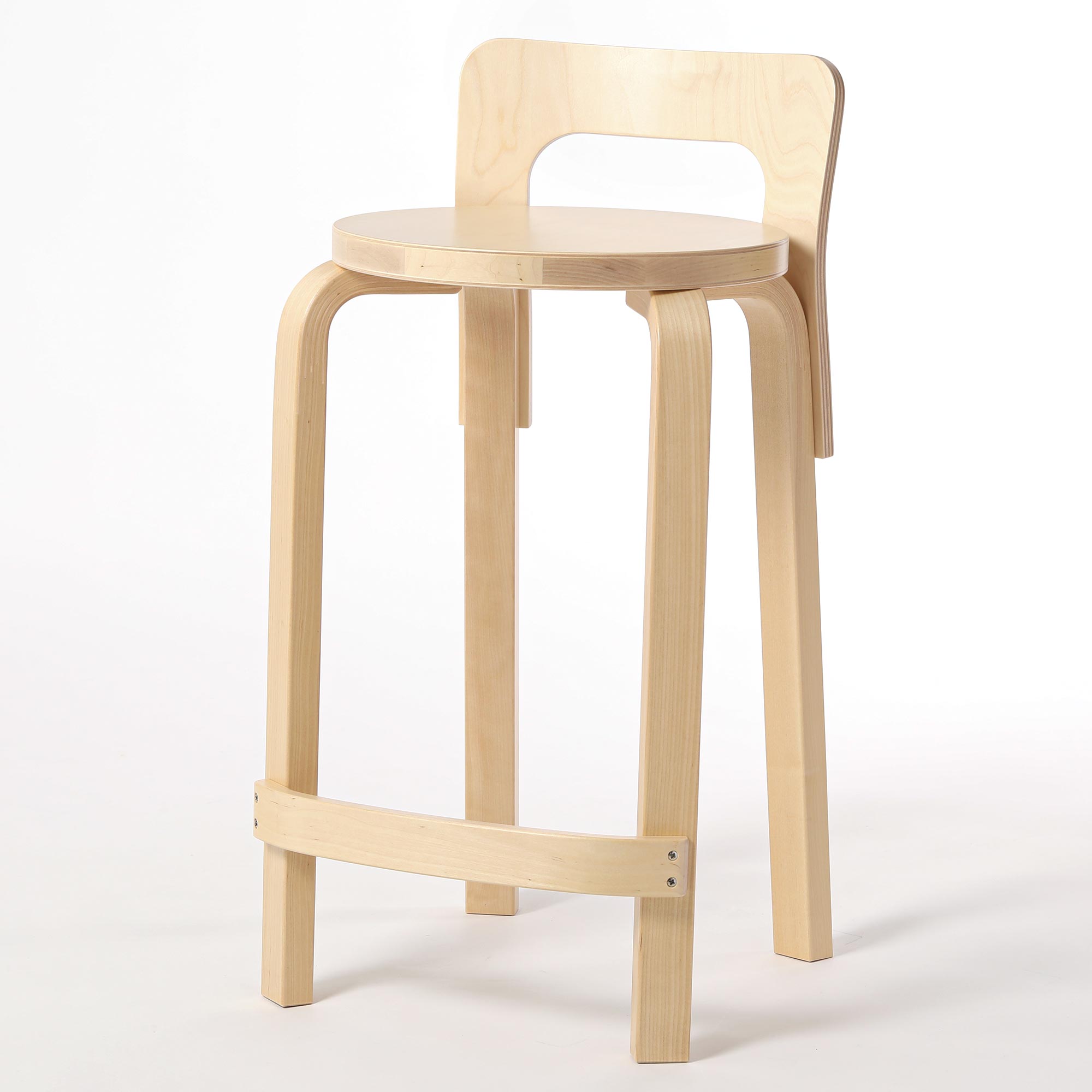 scope version.Rの【1点購入につきアルテックノベルティプレゼント！】【0352】アルテック / K65 ハイチェア ナチュラル ラッカー [Artek / High Chair K65](チェア・椅子)