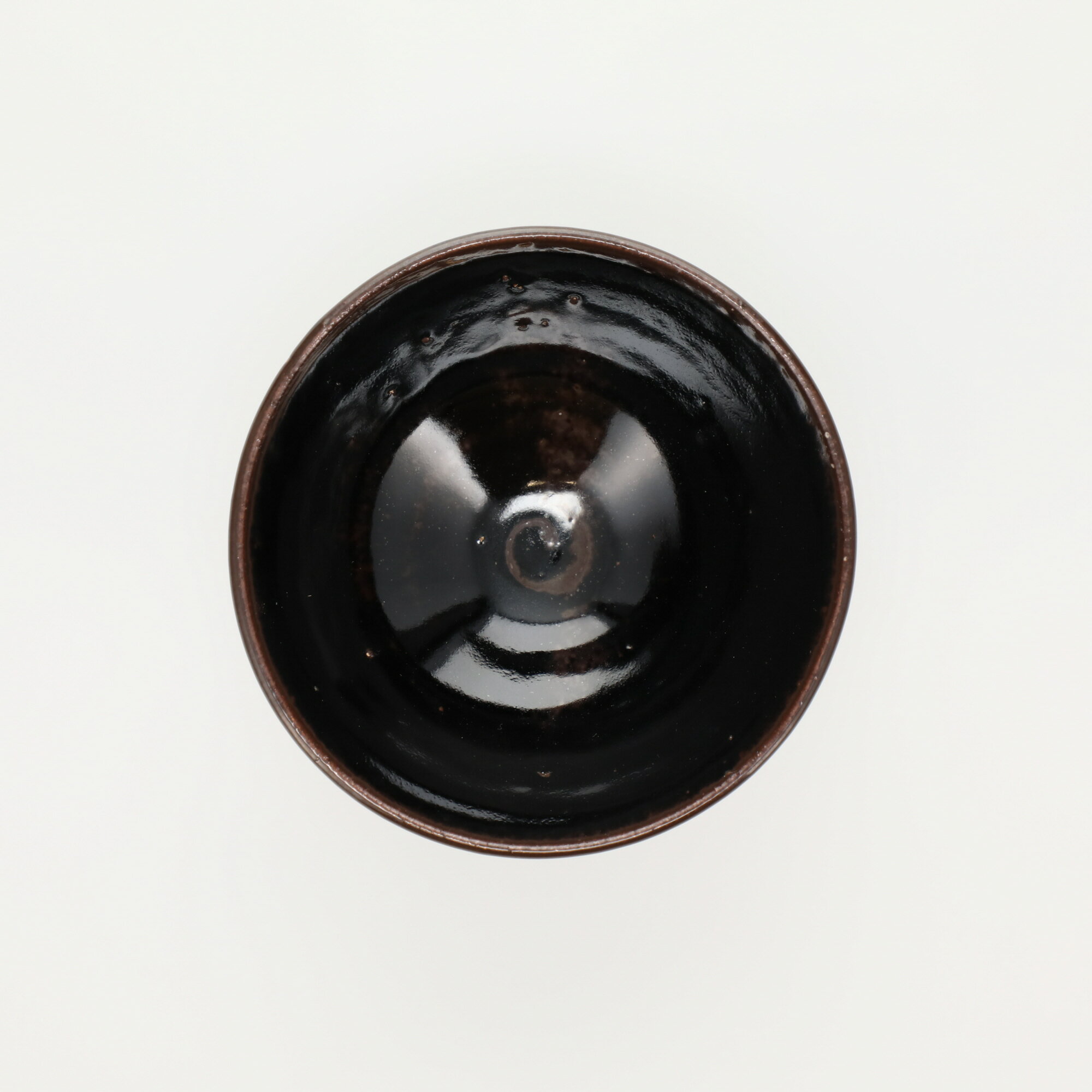 【0565】東屋 / 伊賀 飯碗 黒飴