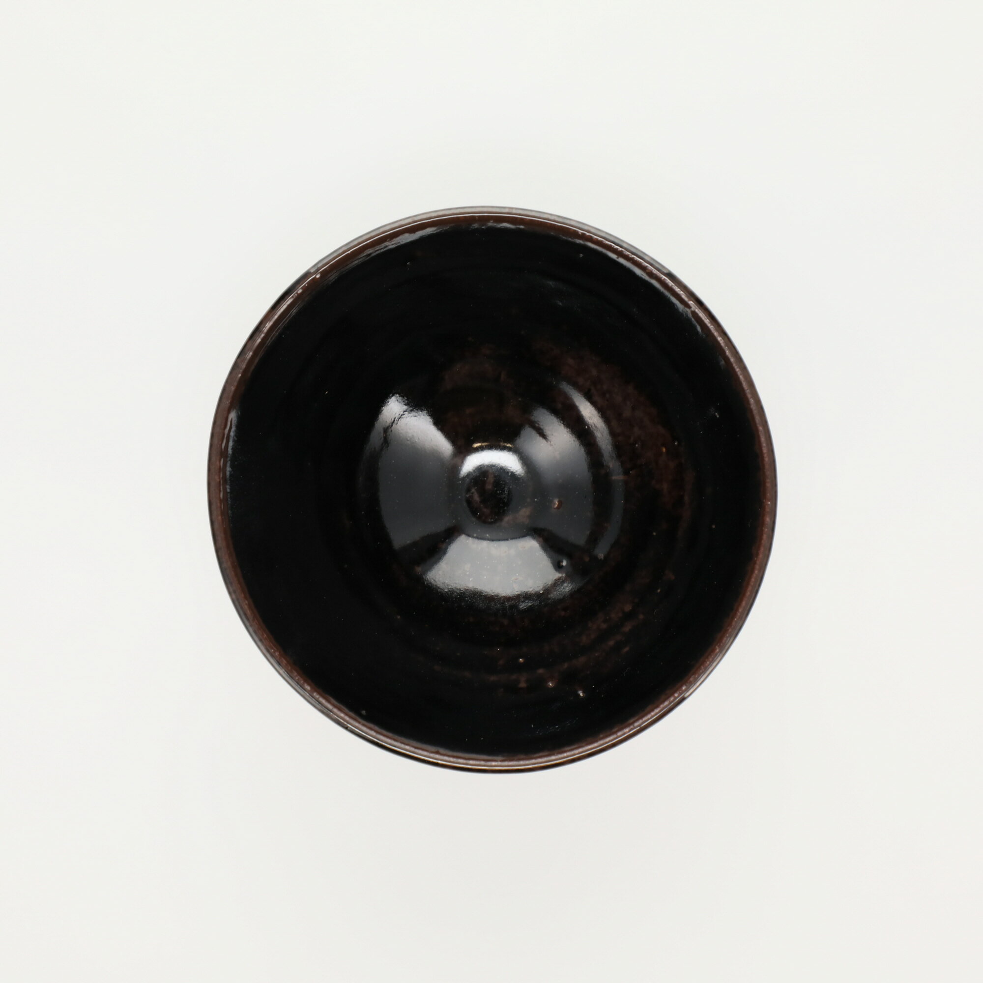 【0566】東屋 / 伊賀 飯碗 黒飴