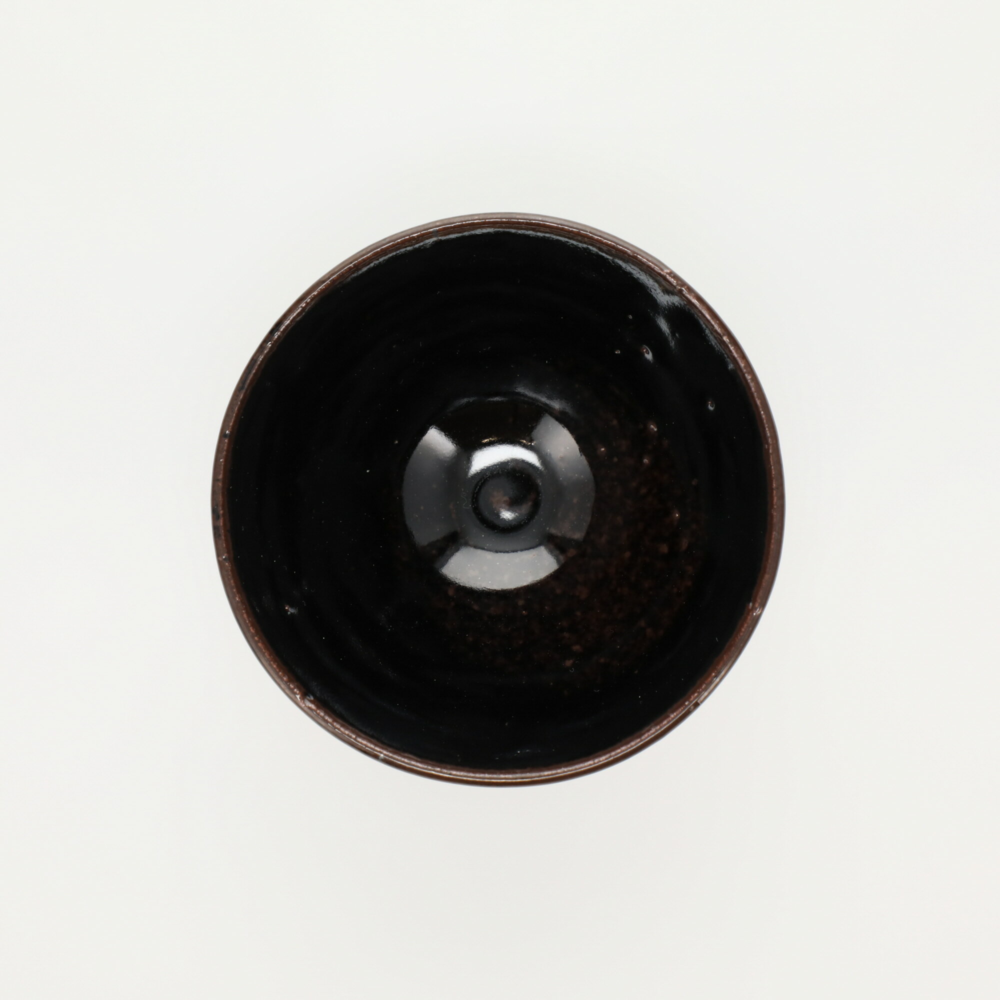 【0567】東屋 / 伊賀 飯碗 黒飴