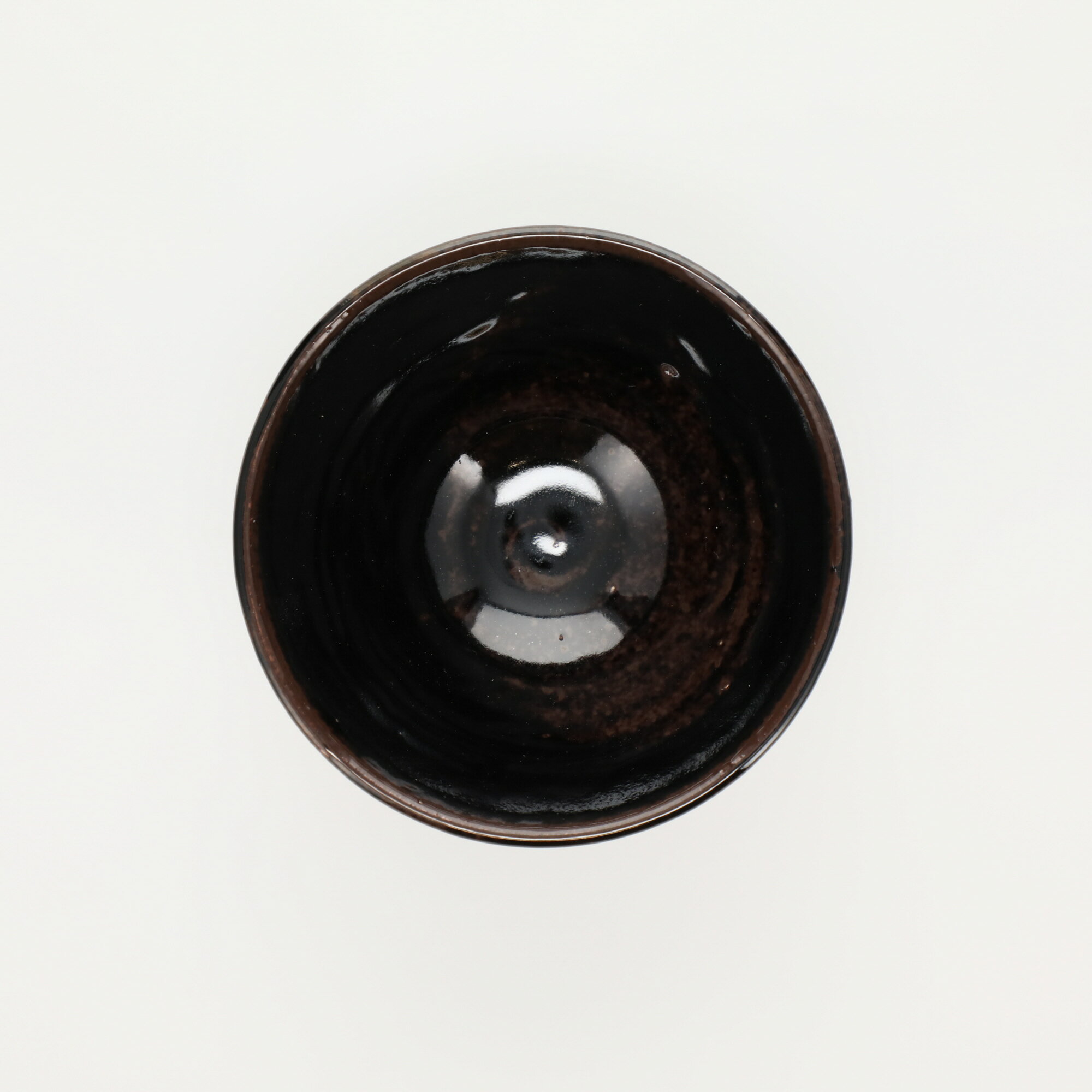 【0568】東屋 / 伊賀 飯碗 黒飴