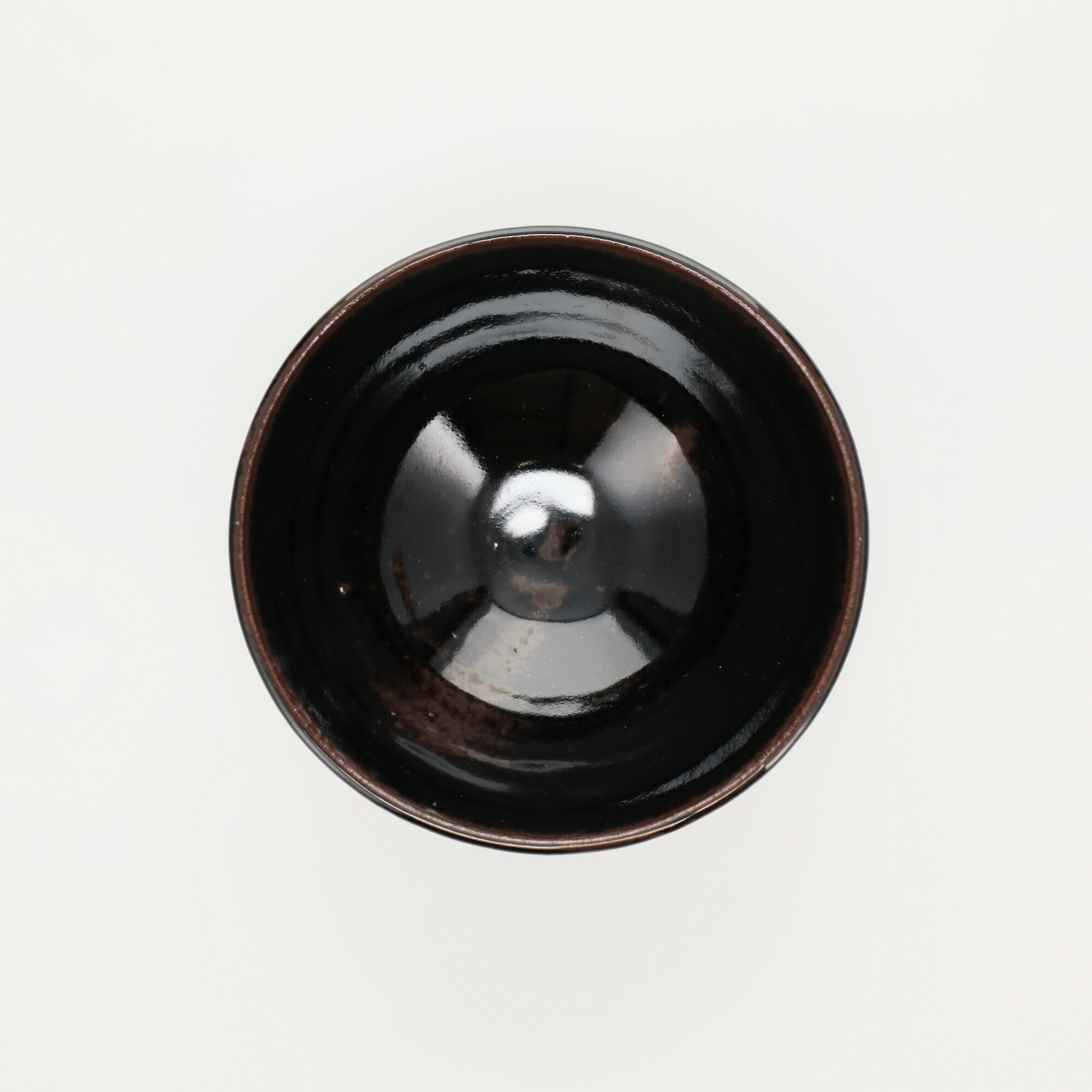 【0569】東屋 / 伊賀 飯碗 黒飴