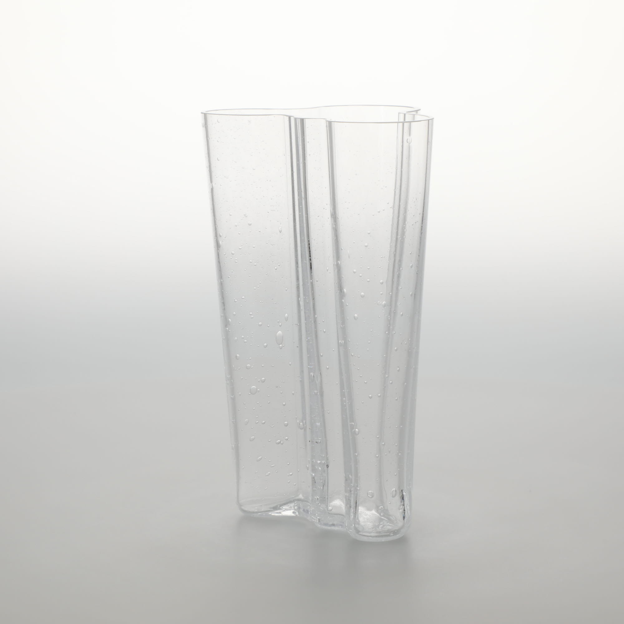樂天商城 - 【0153】イッタラ / アアルト ベース 201mm バブル クリア [iittala / Alvar Aalto Vase]