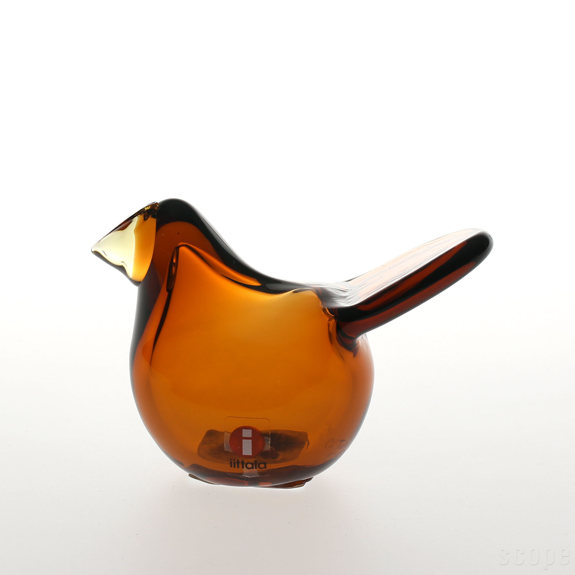 【0219】イッタラ / バード バイ オイバ トイッカ Sieppo コッパー×レモン [iittala / Birds by Oiva Toikka]