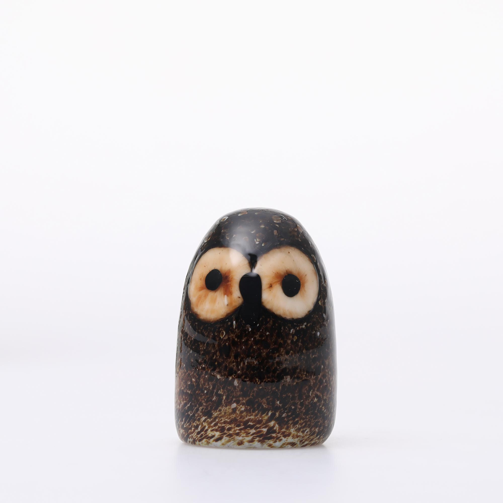 樂天商城 - 【0341】イッタラ / バード バイ オイバ トイッカ Little Barn Owl ブラウン [iittala / Birds by Oiva Toikka]