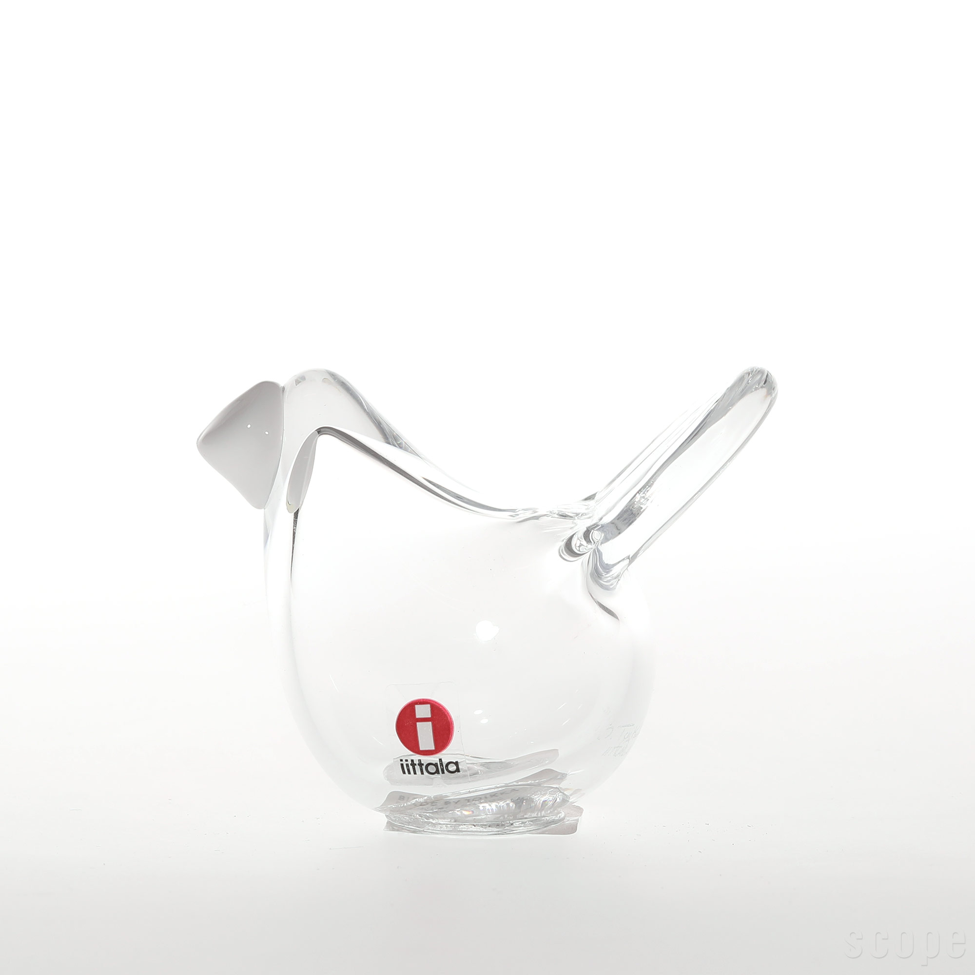 【0150】イッタラ / バード バイ オイバ トイッカ Sieppo クリア×ホワイト [iittala / Birds by Oiva Toikka]