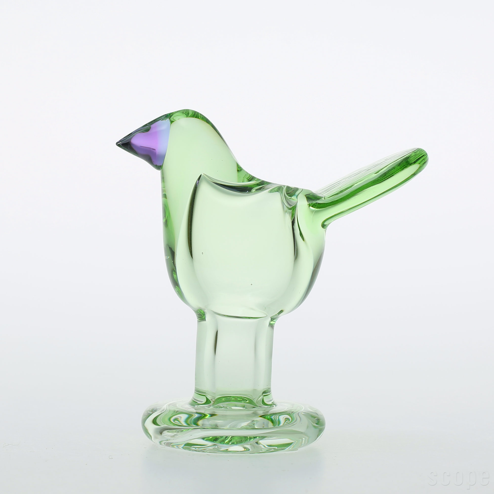 【0134】イッタラ / バード バイ オイバ トイッカ ミニシエッポ脚付 アップルグリーン アメジスト [iittala / Birds by Oiva Toikka]