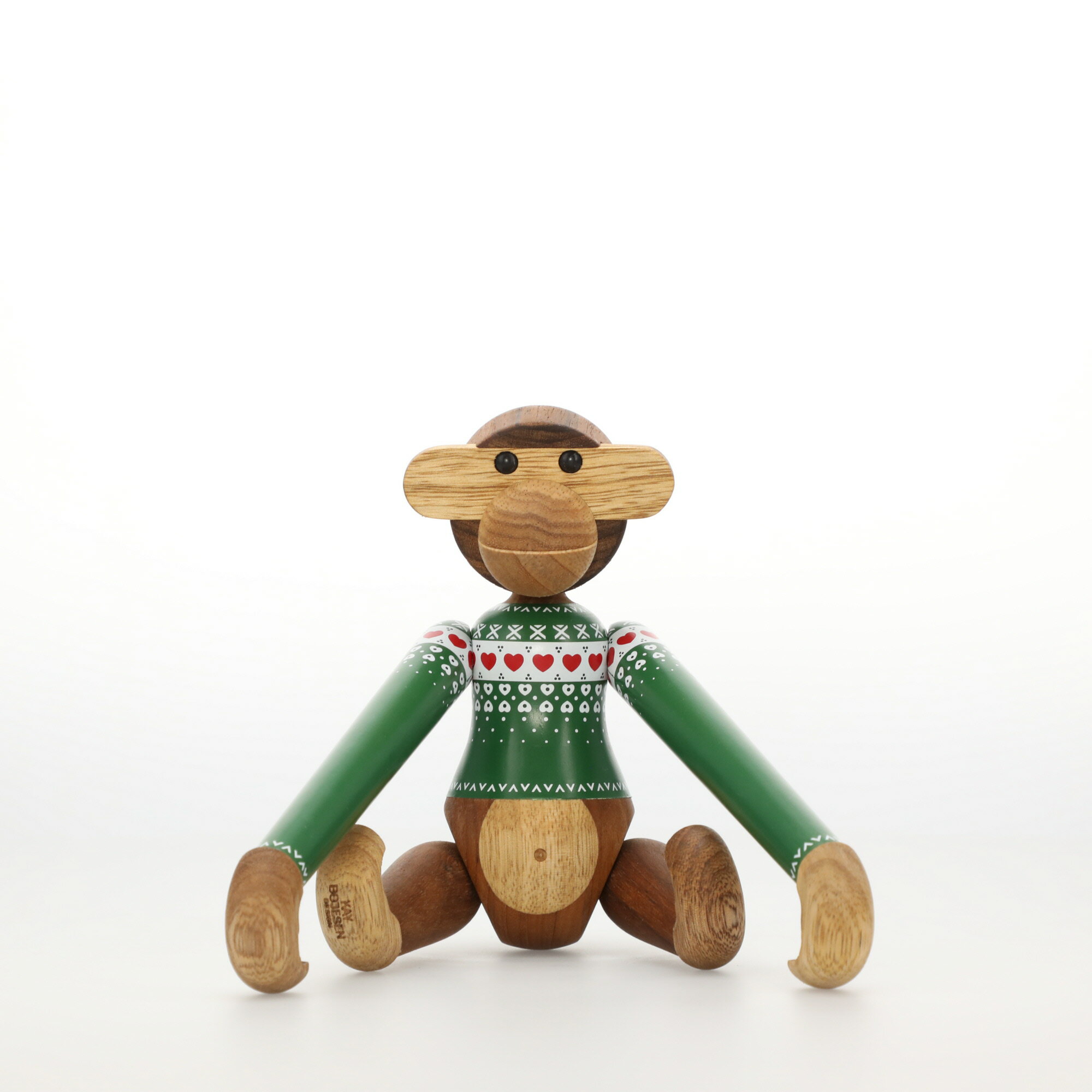 スペック 材質 チーク、リンバ（オイル仕上げ） 寸法 両腕、両脚を下げた状態： 約W160×D60×H190mm（腕を上げた場合：H255mm） / 約190g / 座高：約H138mm 生産 Made in Denmark 備考 首、肩×...