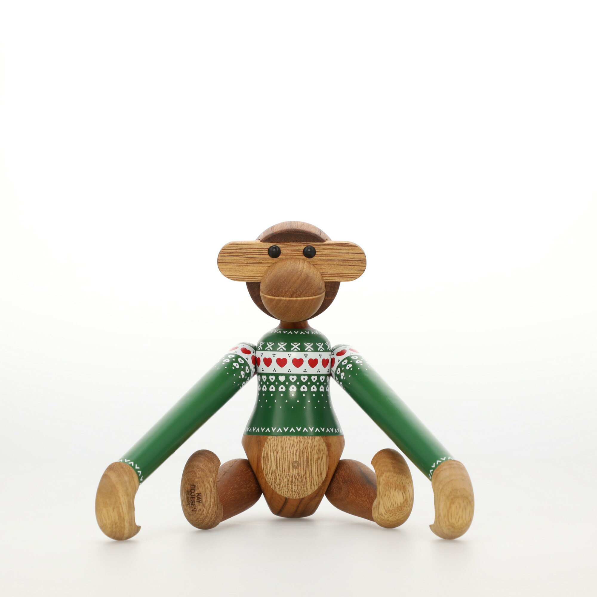 スペック 材質 チーク、リンバ（オイル仕上げ） 寸法 両腕、両脚を下げた状態： 約W160×D60×H190mm（腕を上げた場合：H255mm） / 約190g / 座高：約H138mm 生産 Made in Denmark 備考 首、肩×...