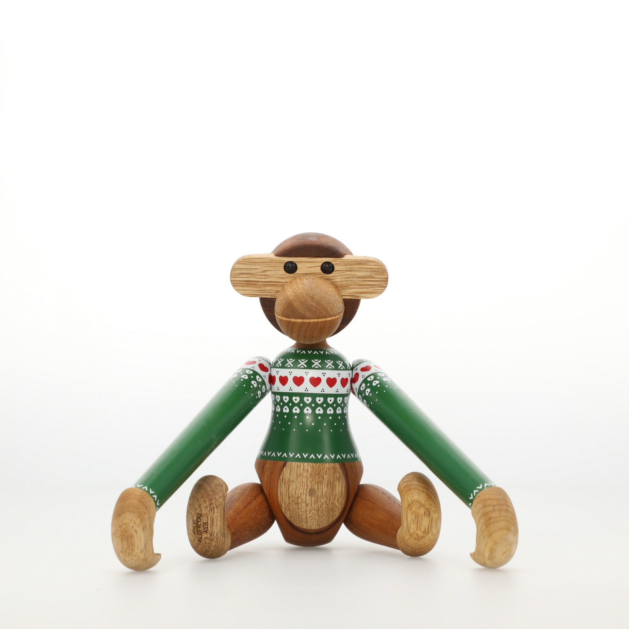 スペック 材質 チーク、リンバ（オイル仕上げ） 寸法 両腕、両脚を下げた状態： 約W160×D60×H190mm（腕を上げた場合：H255mm） / 約190g / 座高：約H138mm 生産 Made in Denmark 備考 首、肩×...