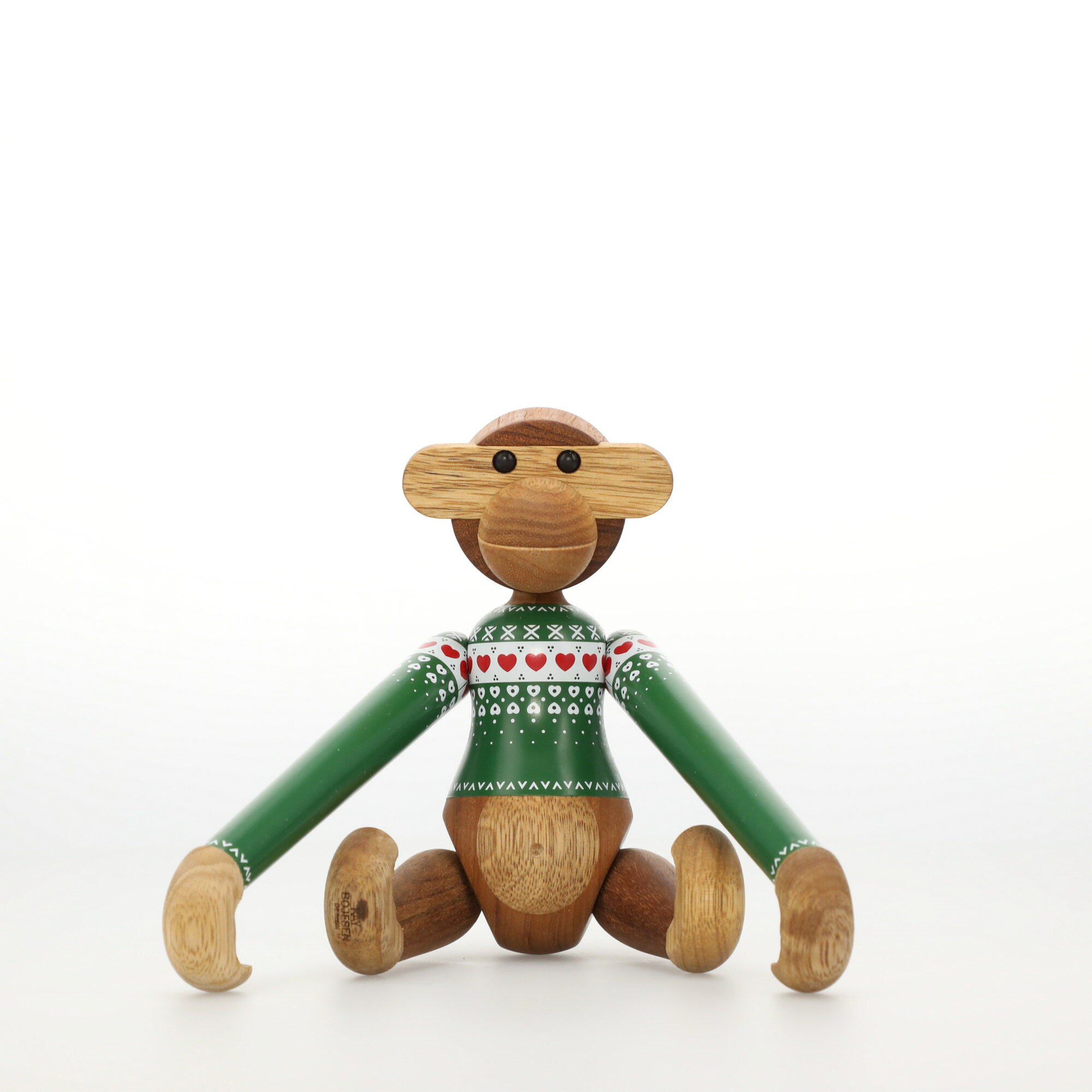 スペック 材質 チーク、リンバ（オイル仕上げ） 寸法 両腕、両脚を下げた状態： 約W160×D60×H190mm（腕を上げた場合：H255mm） / 約190g / 座高：約H138mm 生産 Made in Denmark 備考 首、肩×...