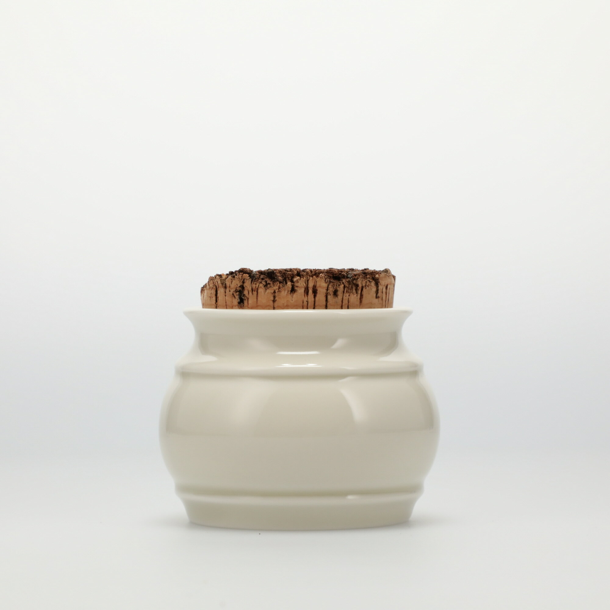 scope version.Rの【4787】スコープ / キッチンツールキャニスター 75mm 樽 グレー 鬼皮コルク付 [SCOPE](キッチン)