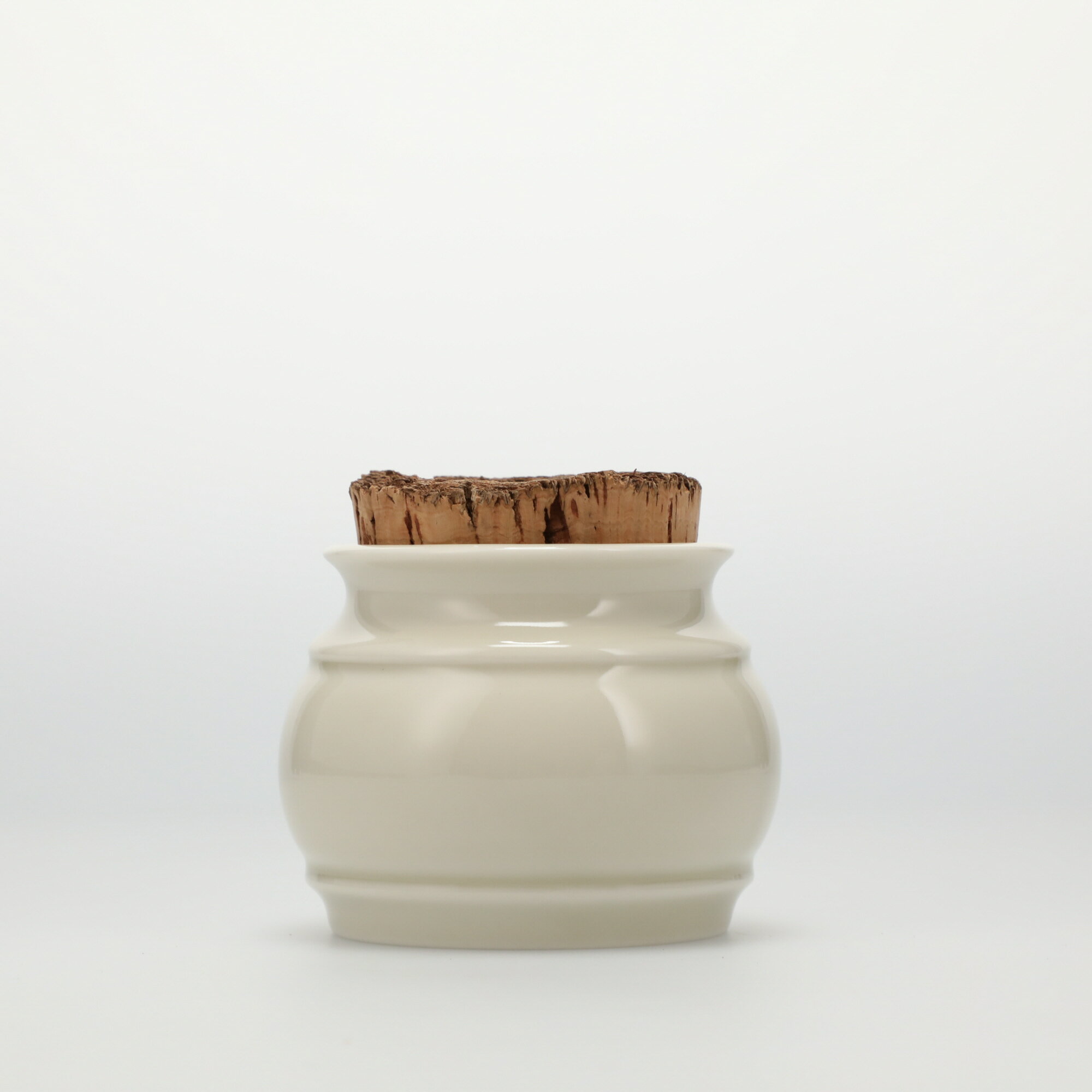 scope version.Rの【4790】スコープ / キッチンツールキャニスター 75mm 樽 グレー 鬼皮コルク付 [SCOPE](キッチン)