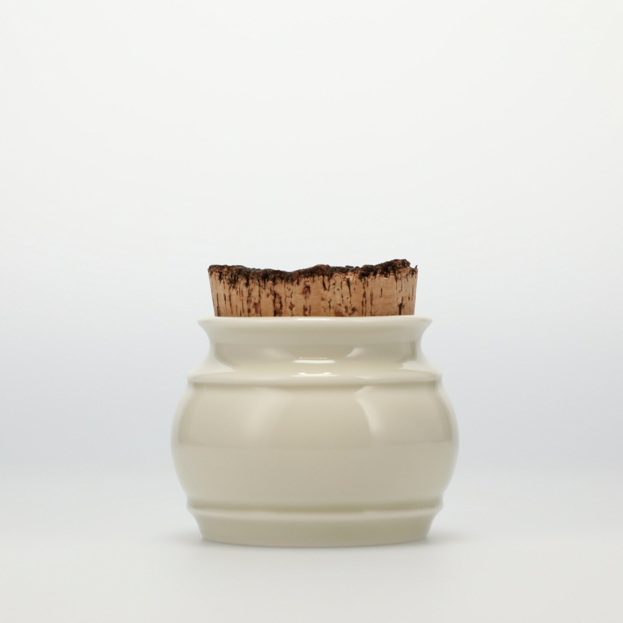 scope version.Rの【4911】スコープ / キッチンツールキャニスター 75mm 樽 グレー 鬼皮コルク付 [SCOPE](キッチン)