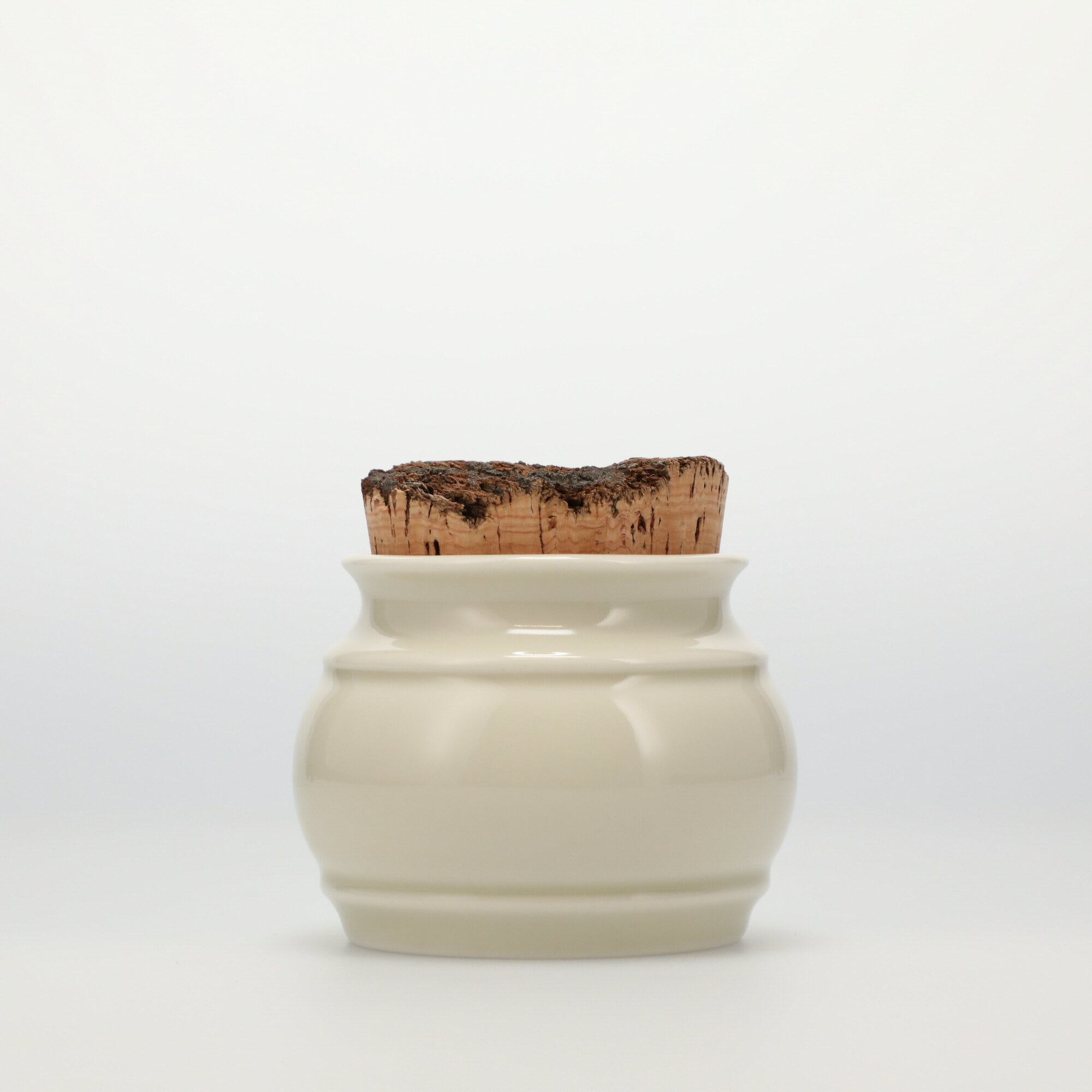 scope version.Rの【4920】スコープ / キッチンツールキャニスター 75mm 樽 グレー 鬼皮コルク付 [SCOPE](キッチン)