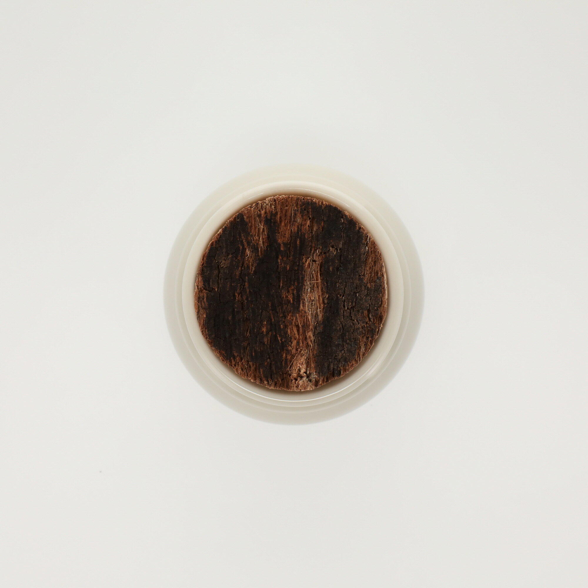 【4799】スコープ / キッチンツールキャニスター 75mm 樽 グレー 鬼皮コルク付 [SCOPE]