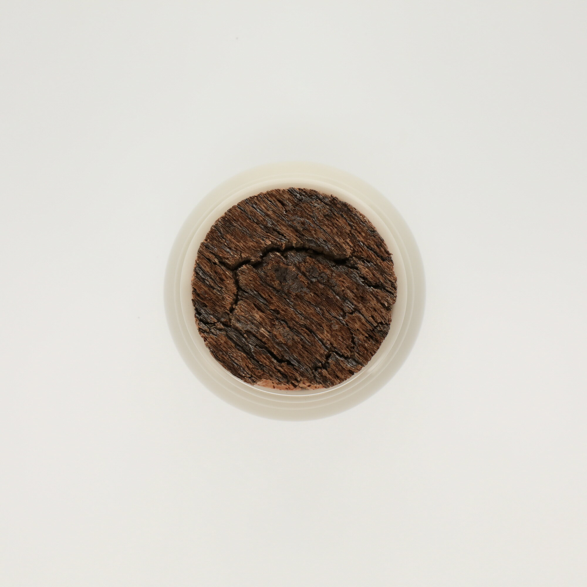 【4922】スコープ / キッチンツールキャニスター 75mm 樽 グレー 鬼皮コルク付 [SCOPE]