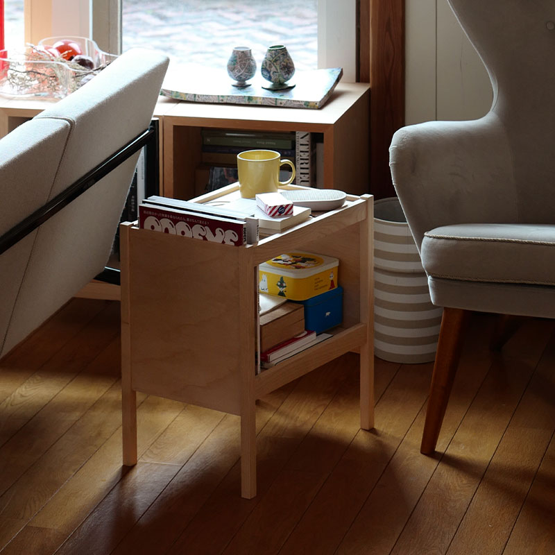 【3月2日9:59まで期間限定価格】フォーム アンド リファイン / ジャーナル サイド テーブル バーチ [ Form & Refine Journal Side Table ]