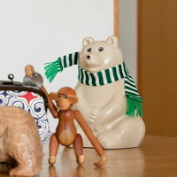 【5月7日以降5月9日までに発送】プラステップ / Polar Bear Money Box マフラー付...