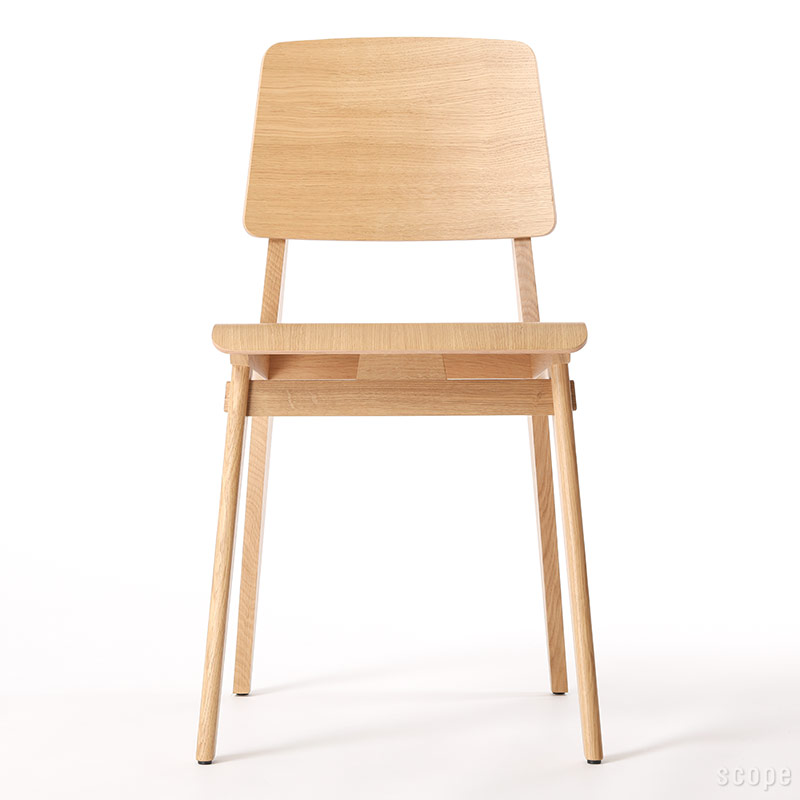 【0013】ヴィトラ / シェーズ トゥ ボワ ナチュラルオーク [Vitra / Chaise Tout Bois]