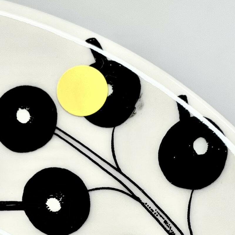 【ワケあり ★★★★】 アラビア / パラティッシ プレート14cm ブラック 0028 [arabia paratiisi]