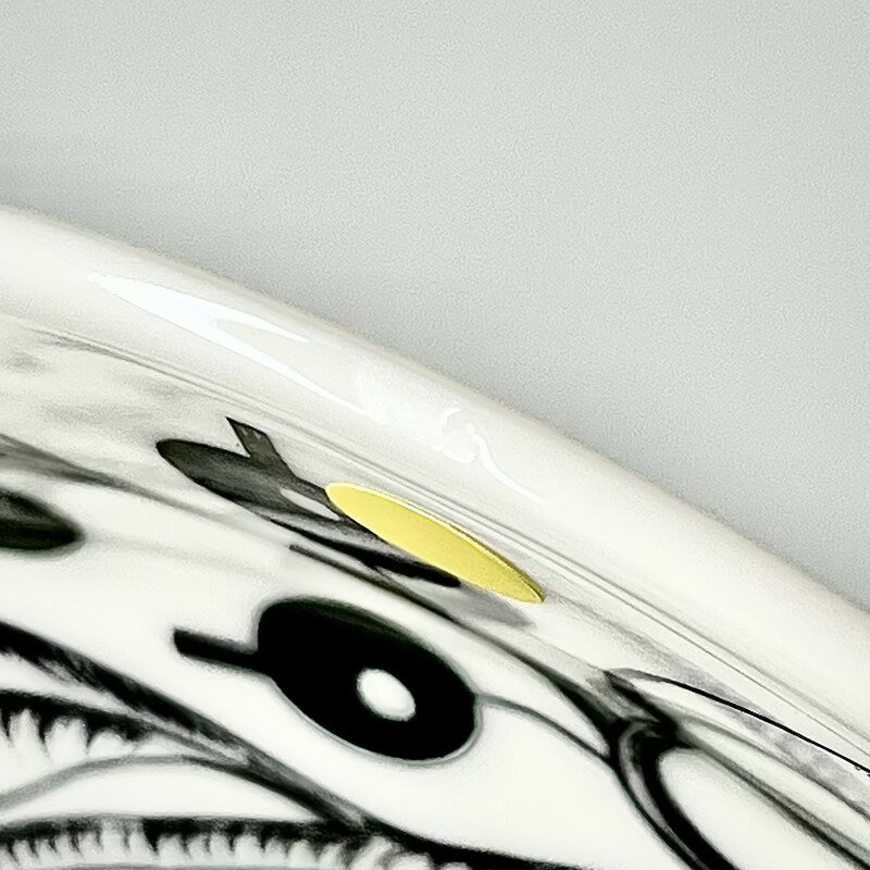 【ワケあり ★★★】 アラビア / パラティッシ プレート14cm ブラック 0033 [arabia paratiisi]