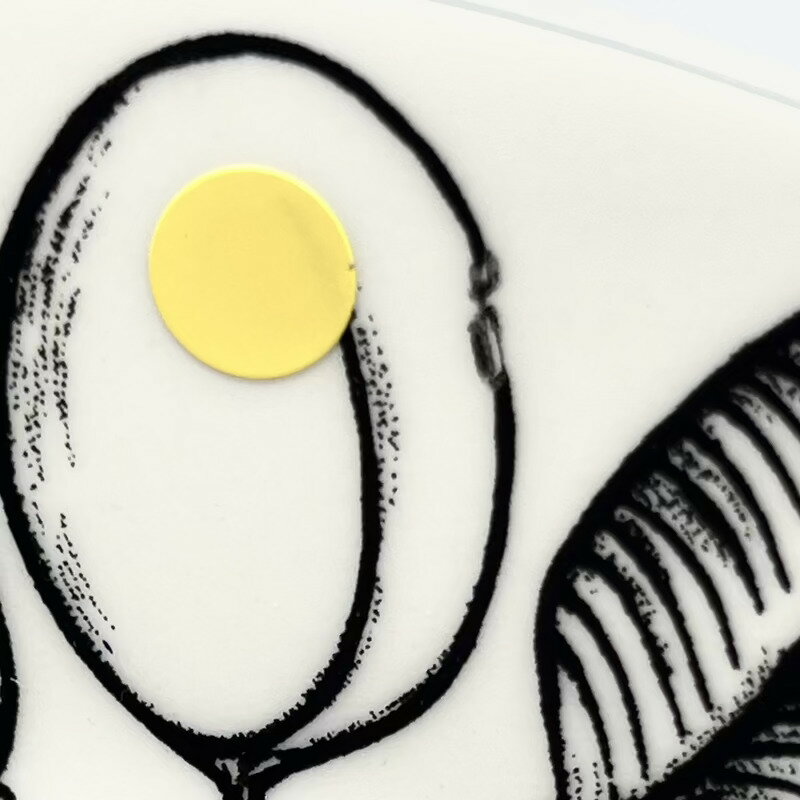 【ワケあり ★★★★】 アラビア / パラティッシ プレート21cm ブラック 0017 [arabia paratiisi]