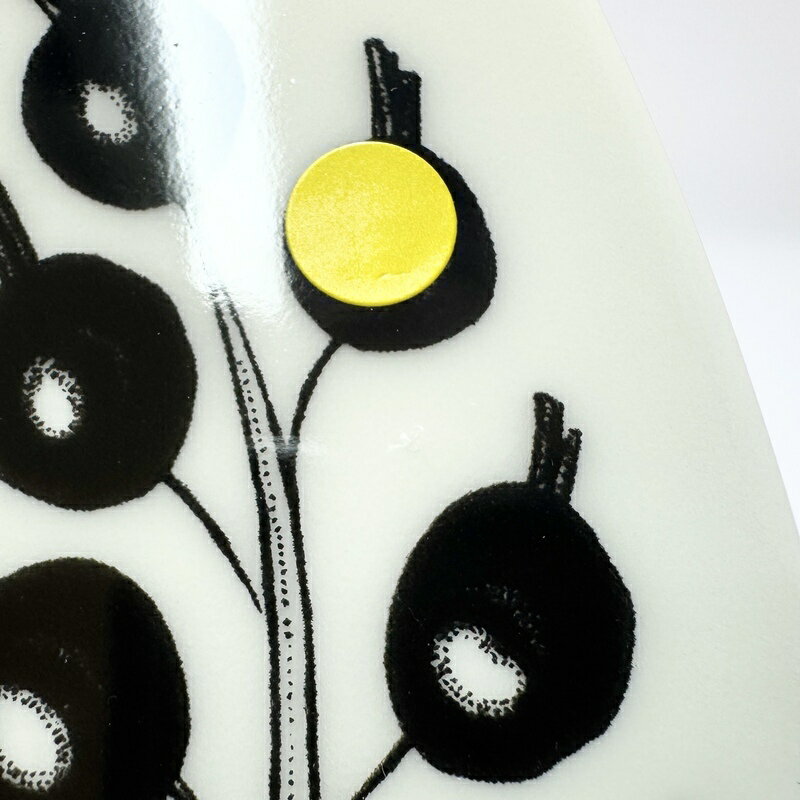 【ワケあり ★★★★】 アラビア / パラティッシ オーバルプレート25cm ブラック 0038 [arabia paratiisi]